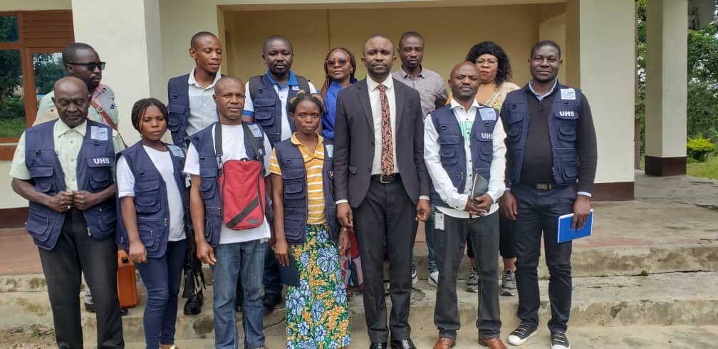 Rencontre de l'équipe de la Coordination UHS avec l'autorité du secteur Ruwenzori, territoire de beni, Nord-kivu en RDC